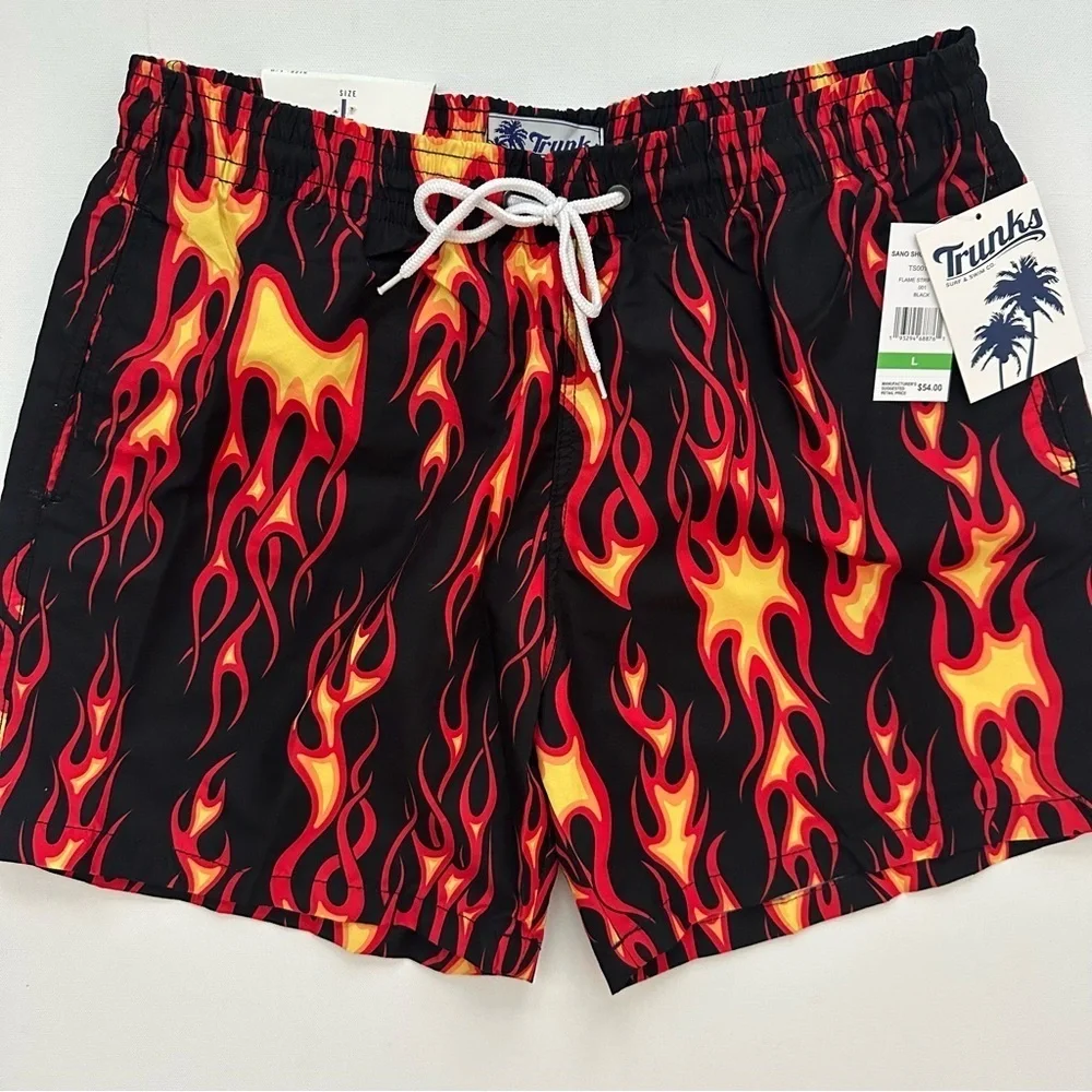 Trunks Surf & Swim Co Sano Short Flame Print Size L Men